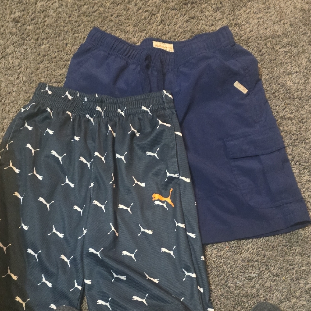 Puma Navy Blue Athletic Shorts